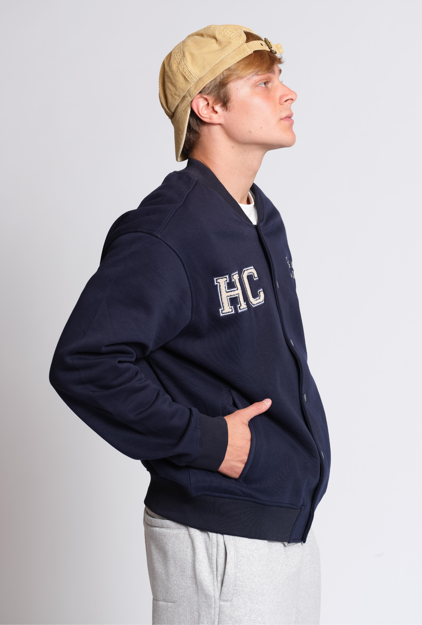 Midnight Blue Varsity Jacket