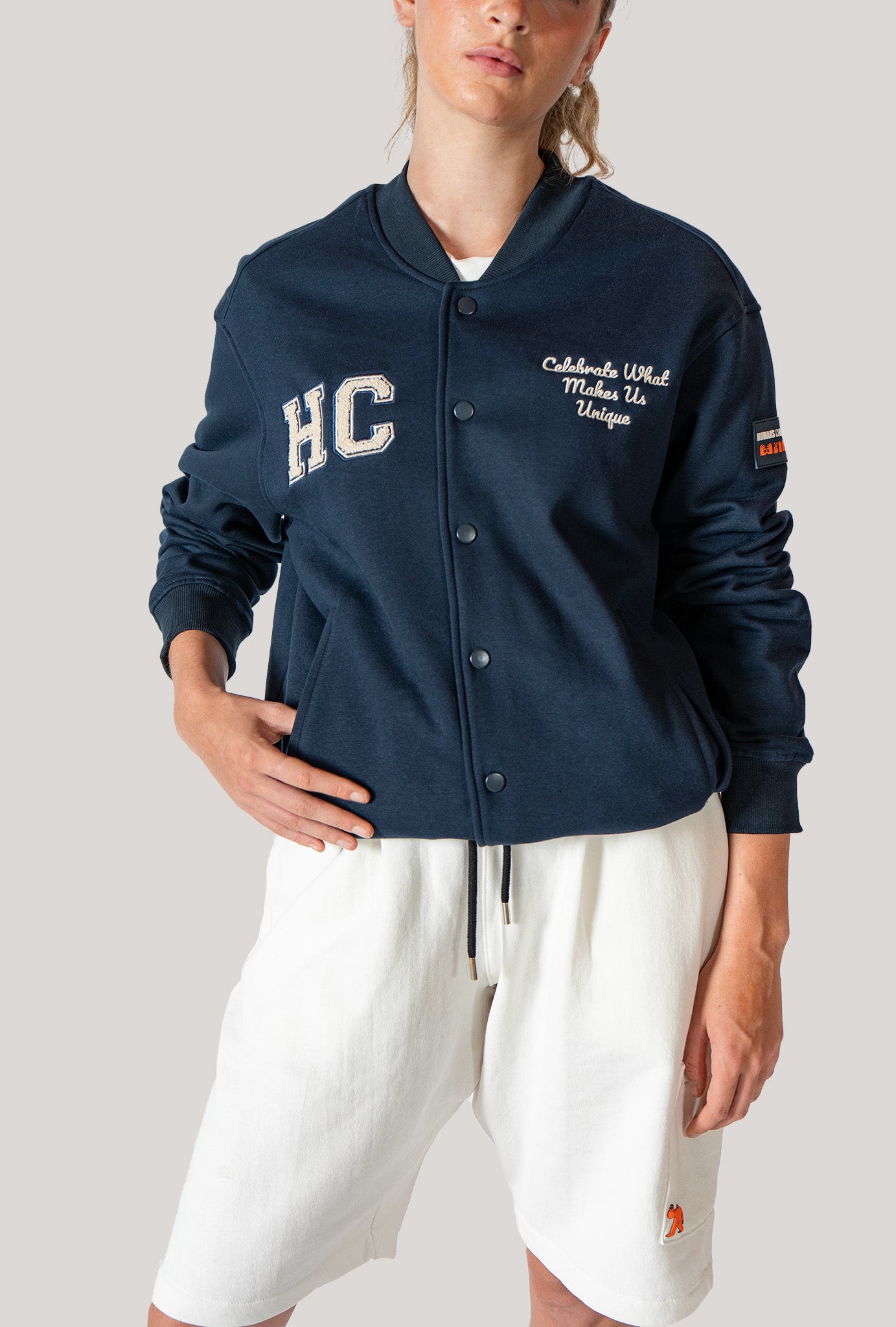 Midnight Blue Varsity Jacket