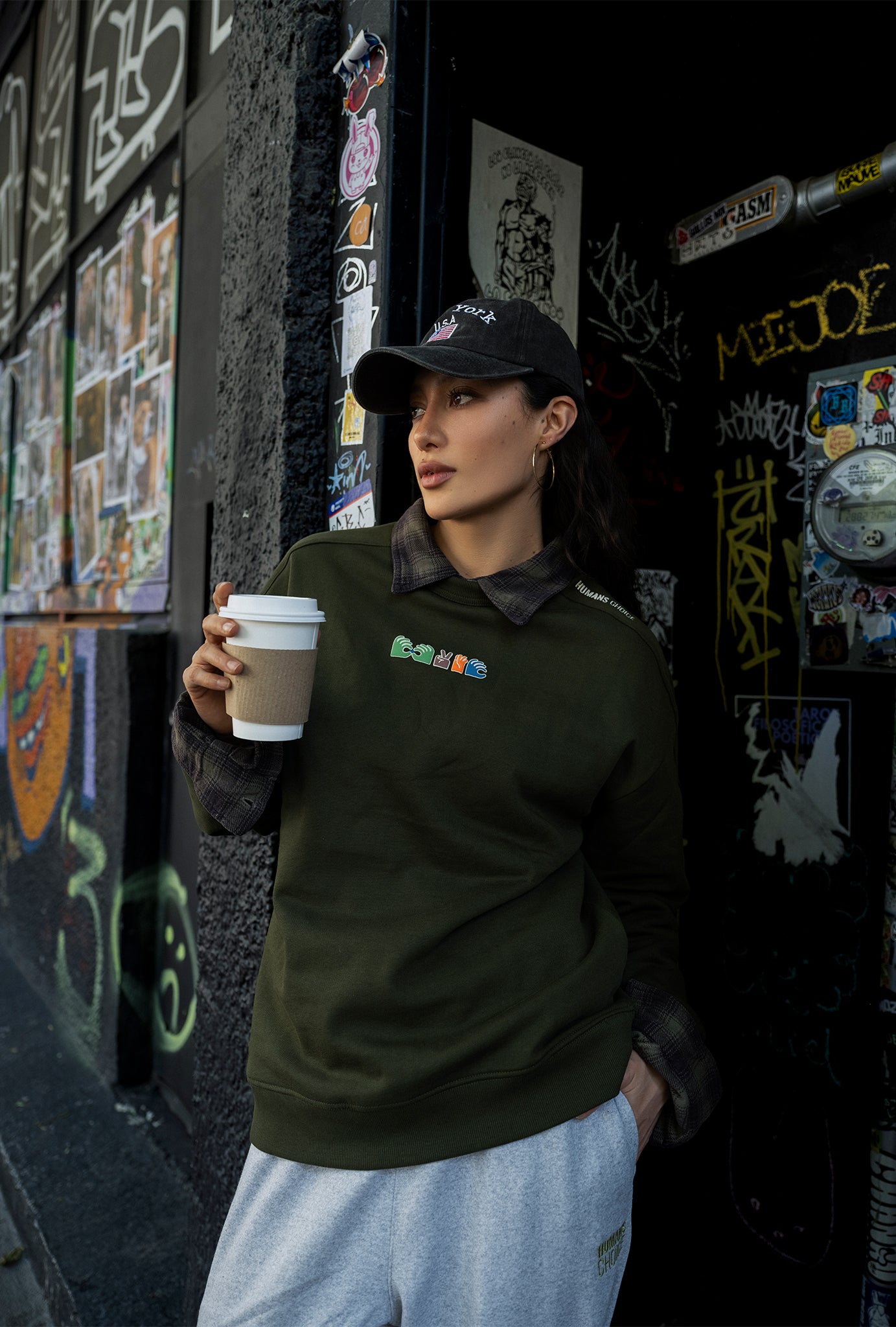 Bronze Green Sweatshirt