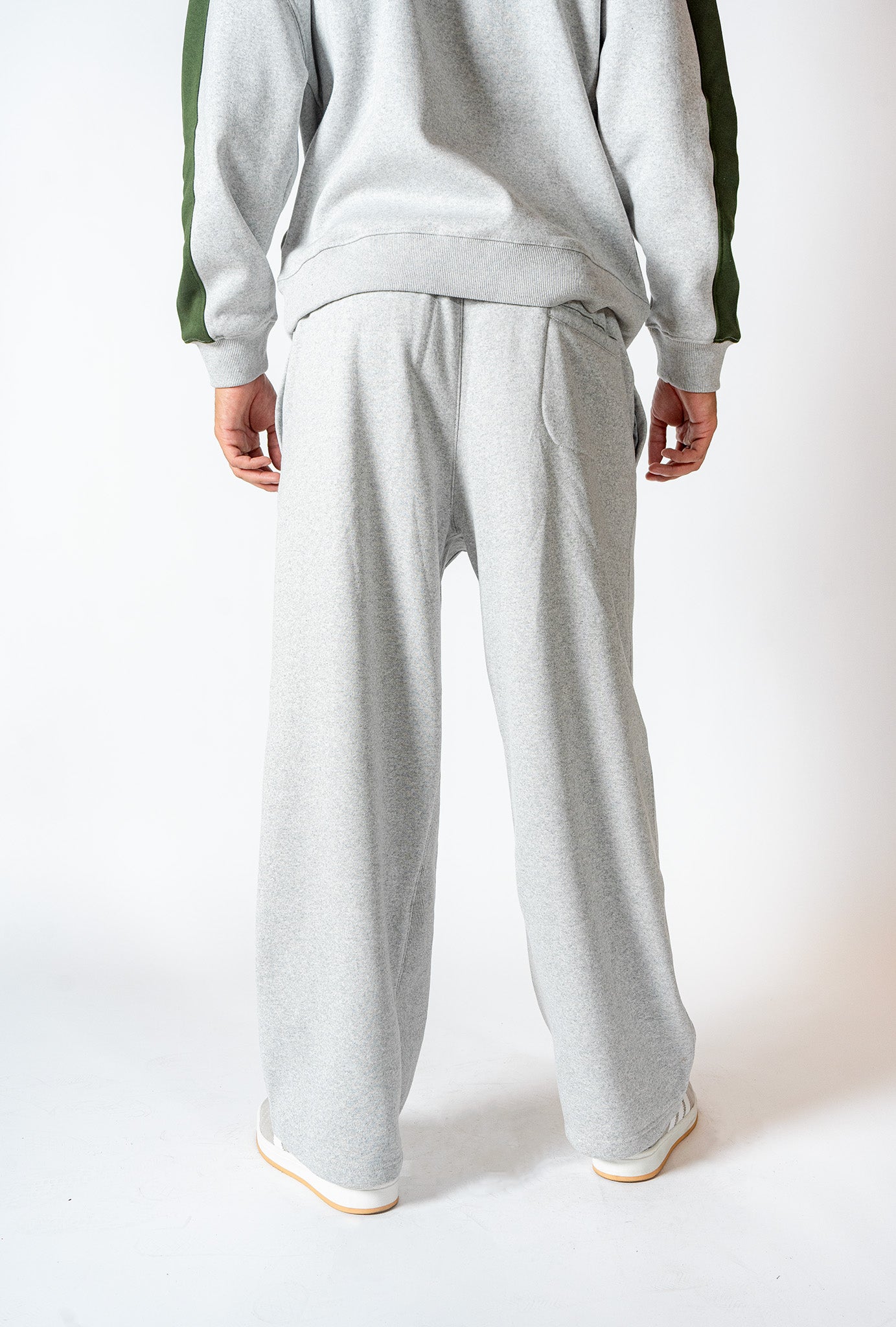 Ash Grey Wide Leg Jogger