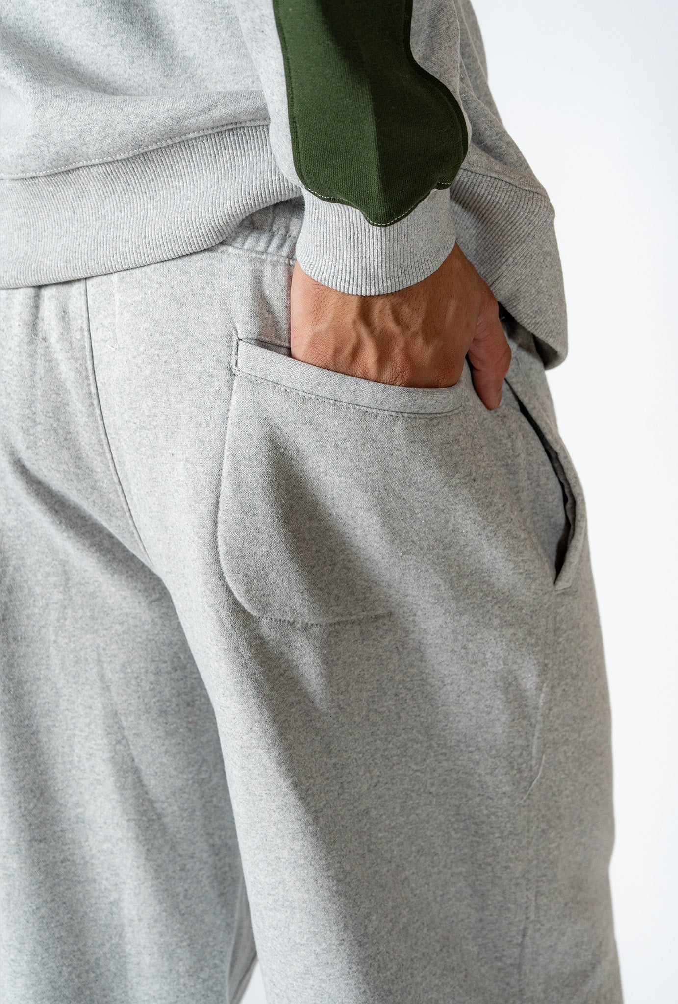 Ash Grey Wide Leg Jogger