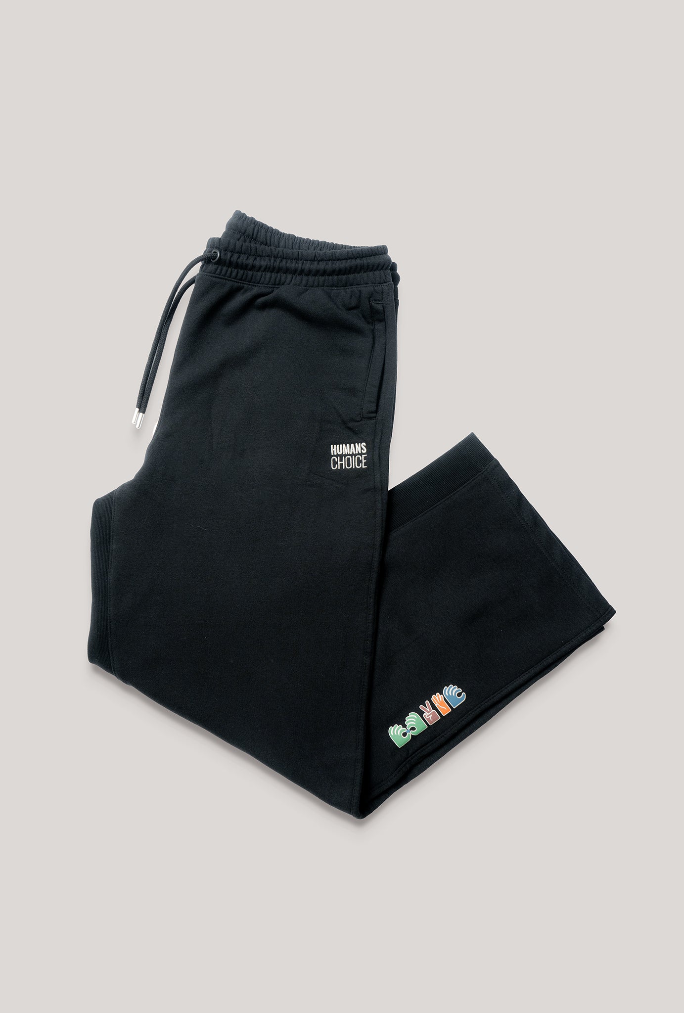 Black Onyx Wide Leg Jogger