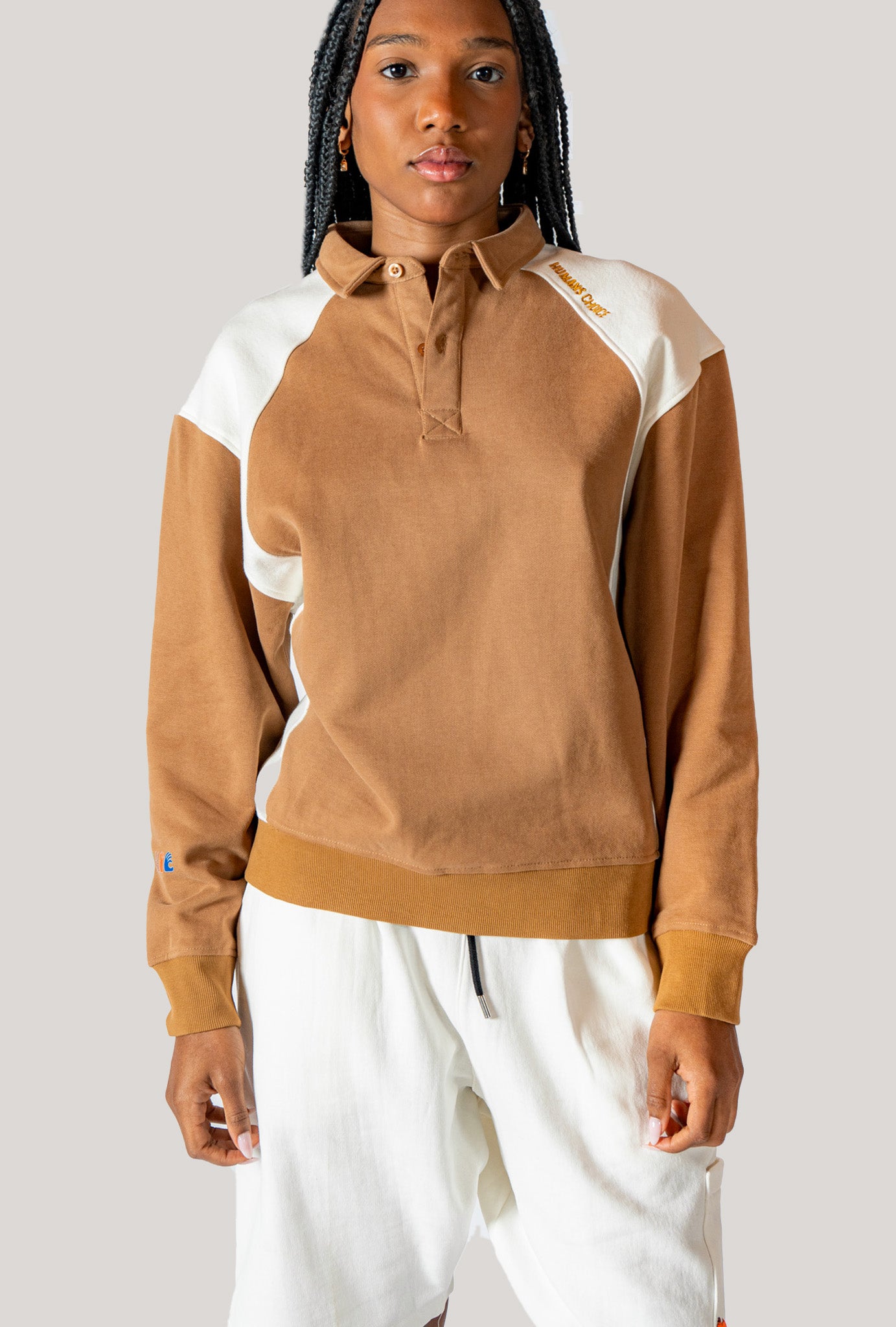 Rugby Sweatshirt Coffee Brown