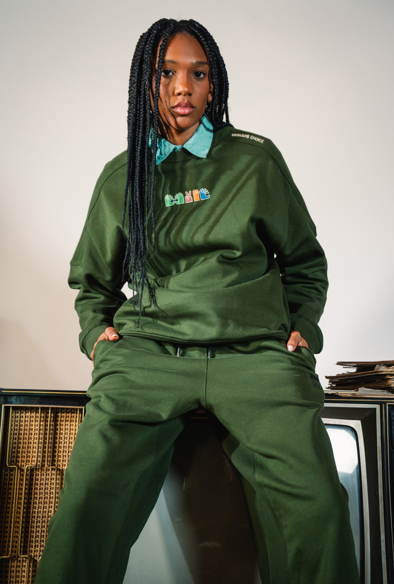 Bronze Green Sweatshirt