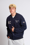Midnight Blue Varsity Jacket