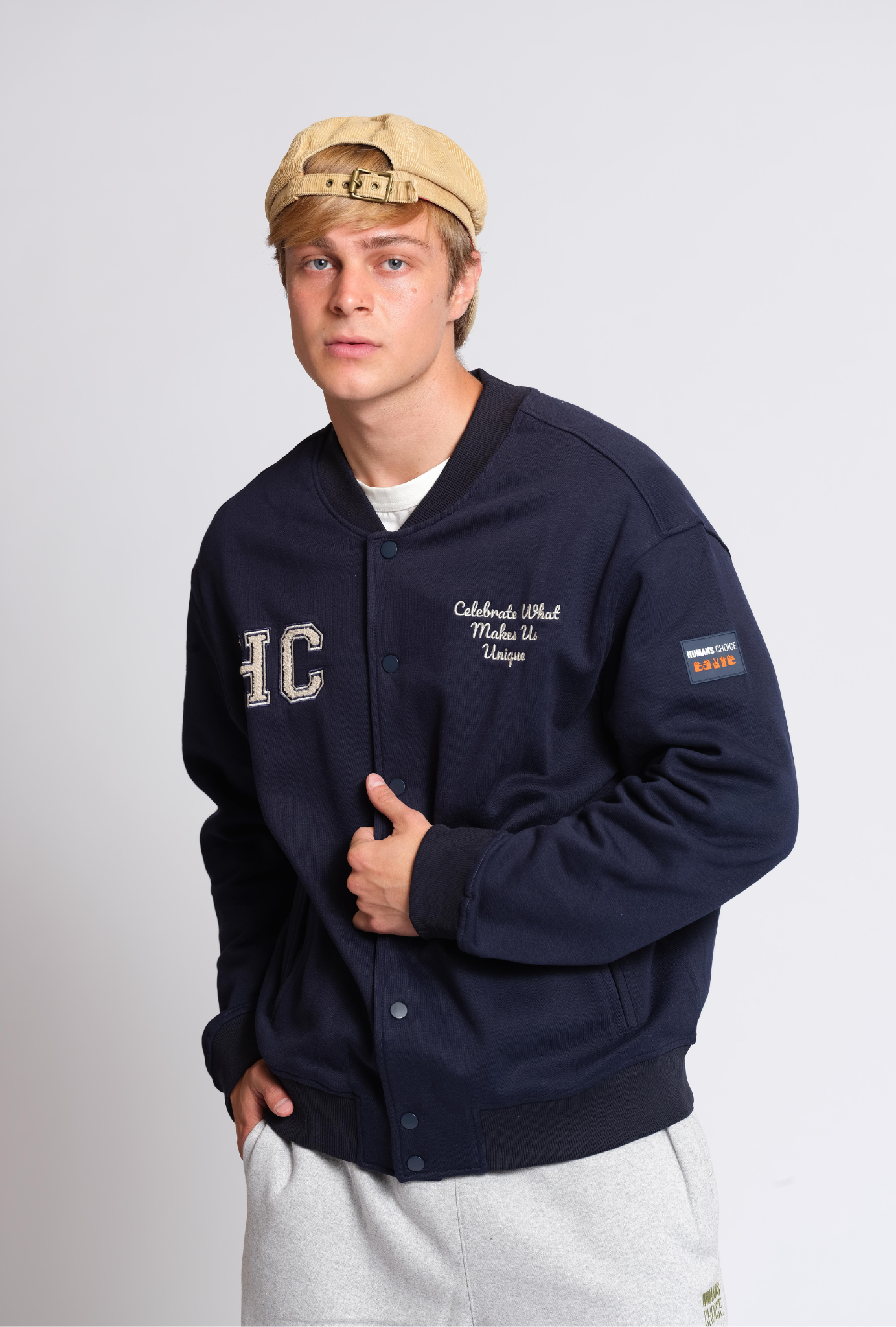 Midnight Blue Varsity Jacket