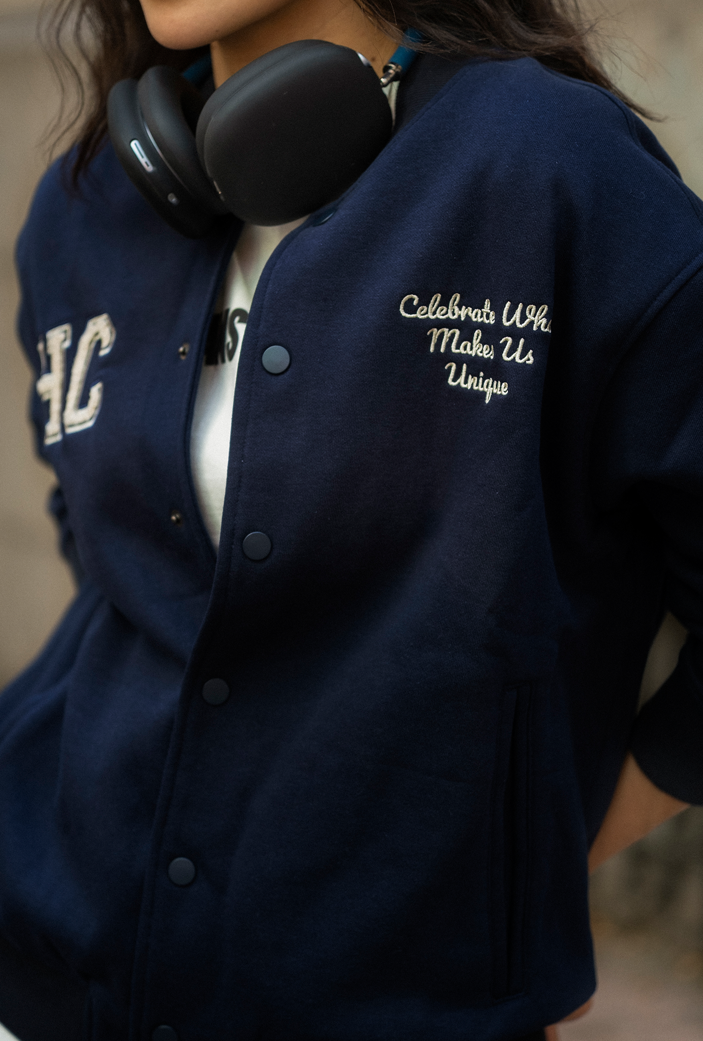 Midnight Varsity Jacket