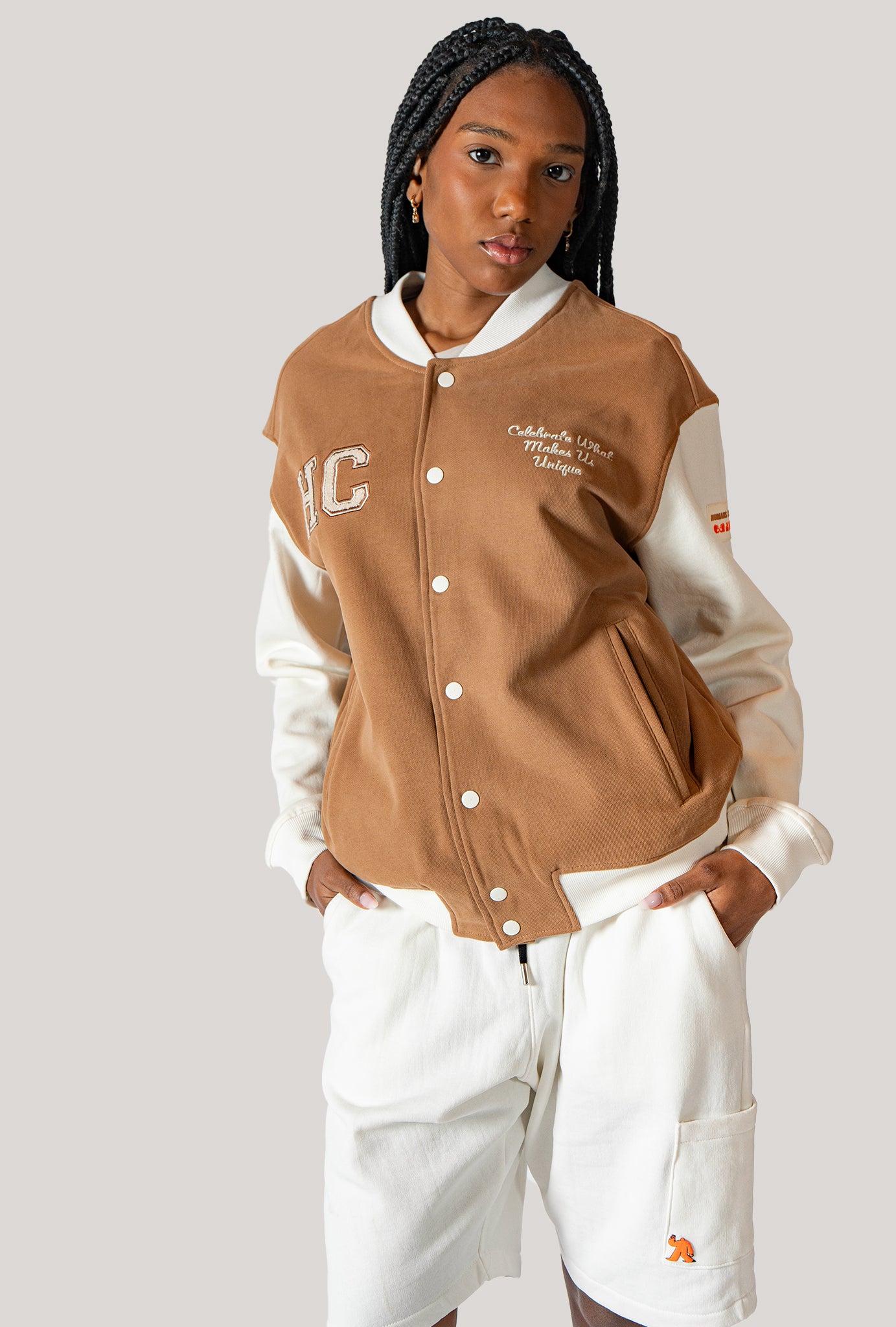 Buckthorn Brown Varsity Jacket