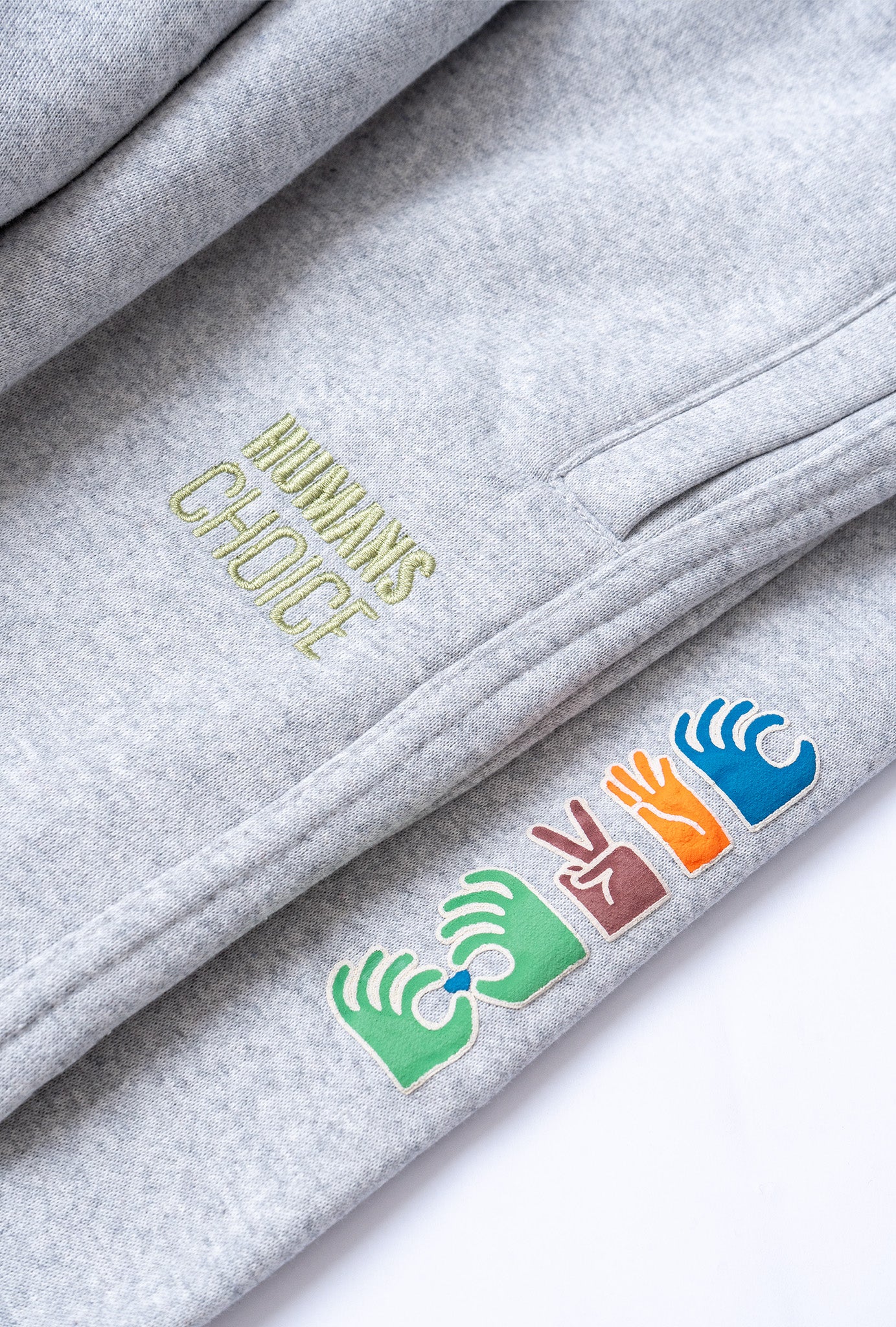 Ash Grey Wide Leg Jogger